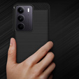 Θήκη για Realme C71, Carbon, μαύρη