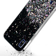 Θήκη για Samsung Galaxy A10, Glittery, μαύρη