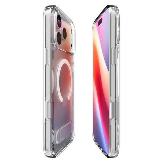 Θήκη Spigen Ultra Hybrid "S" MagSafe για iPhone 17 Pro, Διαφανής / Λευκή