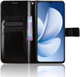 Θήκη με πτερύγιο για Realme Note 70T 4G, Crazy Horse Wallet, μαύρη