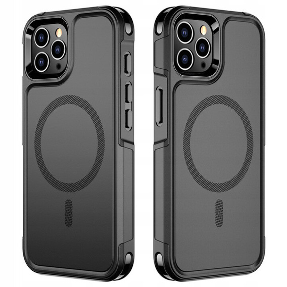 Θήκη για iPhone 16 Pro, MagForce MagSafe, μαύρη