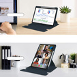 Θήκη πληκτρολογίου για Lenovo Tab M11, Rotary 360° Leather, σκούρο μπλε