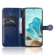θήκη πτερύγιο για Motorola Edge 60 / 60 Fusion, Wallet Rhombus, μπλε