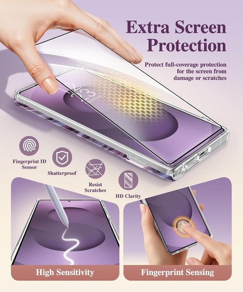 Ανθεκτική θήκη για Samsung Galaxy S25 Ultra – Tongate MECH Series Clip, Μαύρο