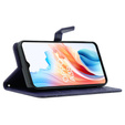 Θήκη με πτερύγιο για Oppo A38 4G / Oppo A18 4G, Mandala, μωβ