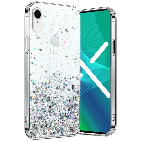 Θήκη για iPhone XR, Glittery, διαφανής