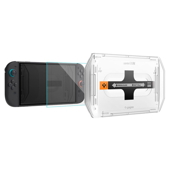Spigen Glas.tR EZ Fit Tempered Glass 2-Pack για Nintendo Switch 2 – Διάφανο