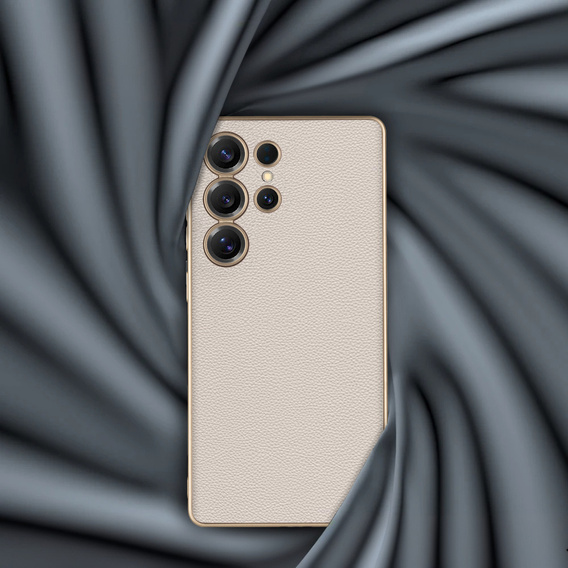 Θήκη για Samsung Galaxy S25 Ultra, GKK Leather, γκρι τιτάνιο