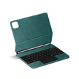 Θήκη πληκτρολογίου για iPad Air 11" 2024, Magnetic Keyboard Touchpad, πράσινη