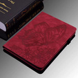 Θήκη για Lenovo Tab M9, Wallet Pen Slot, butterflies, καφέ