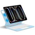Θήκη πληκτρολογίου για iPad Pro 13" 2024, Magnetic Keyboard Touchpad, μπλε