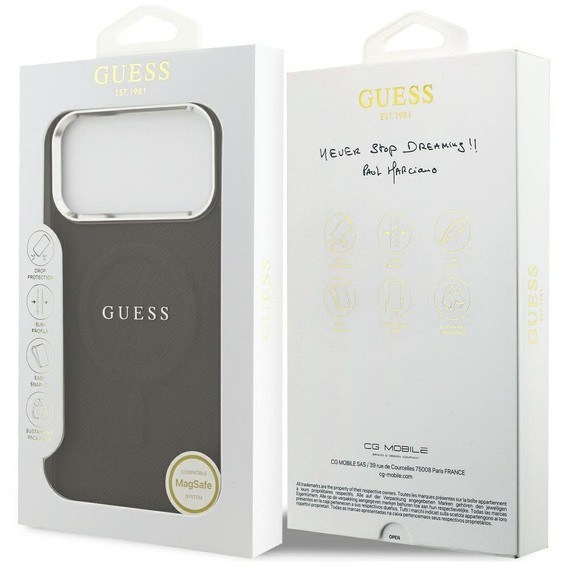 Προστατευτική θήκη GUESS Classic Logo για MagSafe για iPhone 17 Pro