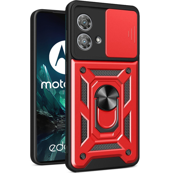 Θήκη για Motorola Edge 40 Neo, CamShield Slide, κόκκινο