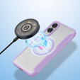 Dux Ducis Θήκη για Samsung Galaxy S25 Edge, Skin X Pro, MagSafe, μωβ
