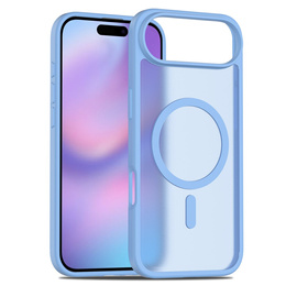 Θήκη Matt για iPhone Air, για MagSafe, ημιδιαφανές μπλε