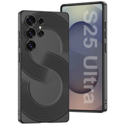 Θήκη για Samsung Galaxy S25 Ultra, GKK Leather, μαύρη