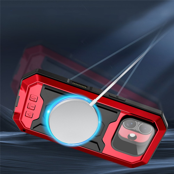 Θήκη R-JUST με προστατευτικό οθόνης και βάση για iPhone 17