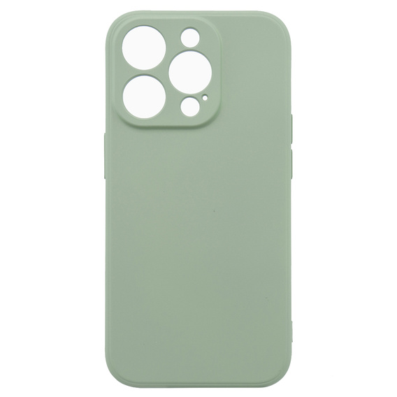 Θήκη για iPhone 15 Pro Max, Silicone Lite, πράσινη