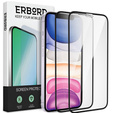 2x Κεραμικό υβριδικό γυαλί ERBORD για iPhone XR / 11