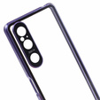 θήκη για το Sony Xperia 1 V, Magnetic Dual Glass, μωβ