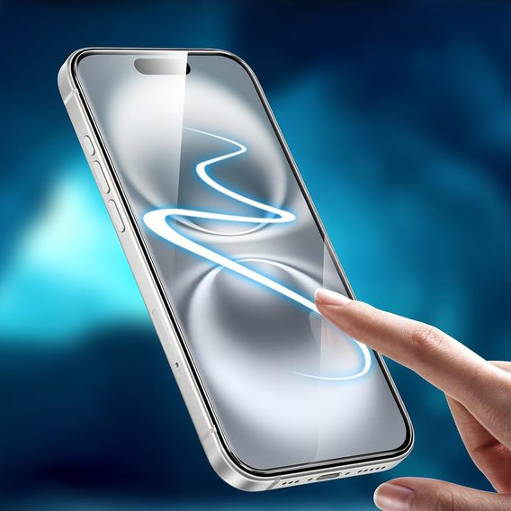 2x Μετριασμένο γυαλί ERBORD 9H Hard Glass στην οθόνη για iPhone 16