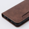 Θήκη με πτερύγιο για Motorola Moto G54 5G, Card Slot, καφέ