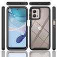 Θήκη για Motorola Moto G53 5G, Shockproof, με μεμβράνη, μαύρη