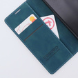 Θήκη για Xiaomi Redmi Note 12S, ERBORD Vintage, πορτοφόλι με πτερύγιο, μπλε
