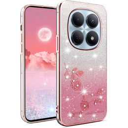 Θήκη με γκλίτερ Glitter Flower για Xiaomi Redmi Note 15 5G