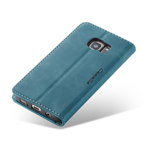 θήκη CASEME για Samsung Galaxy S7, Leather Wallet Case, μπλε