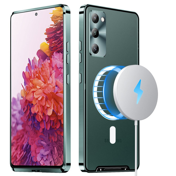 θήκη προστασίας κάμερας για το Samsung Galaxy S20 FE, CamShield MagSafe, διαφανής / πράσινη