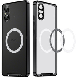 θήκη προστασίας κάμερας για το Sony Xperia 5 V, CamShield MagSafe, διαφανής / μαύρη