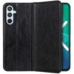 Θήκη για Samsung Galaxy A54 5G, Wallet Litchi Leather, μαύρη