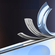 Θήκη για Samsung Galaxy S25 Edge, Electro MagSafe, μπλε + Γυαλί για την οθόνη