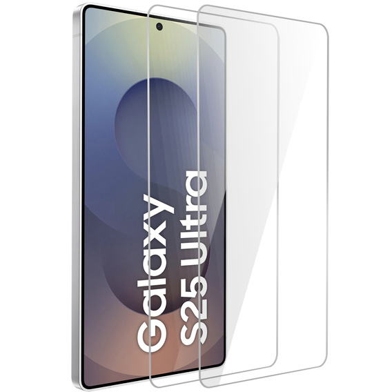 2x Μετριασμένο γυαλί ERBORD 9H Hard Glass στην οθόνη για Samsung Galaxy S25 Ultra