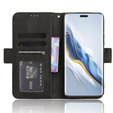 Θήκη με πτερύγιο για Honor Magic 6 Pro 5G, Card Slot, μαύρη