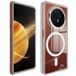 Θήκη για Honor Magic V3 5G, Fusion Hybrid, για MagSafe, διαφανής