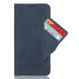 Θήκη με πτερύγιο για Motorola Edge 60 / 60 Fusion, Card Slot, σκούρο μπλε