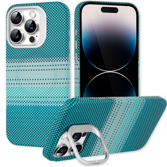 Θήκη για iPhone 14 Pro, Πλαίσιο Kickstand, για MagSafe, Moon Green