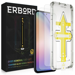 2x Μετριασμένο γυαλί για Samsung Galaxy S23 FE, ERBORD 9H Easy App