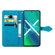Θήκη με πτερύγιο για Xiaomi Redmi Note 12S, Mandala, μπλε