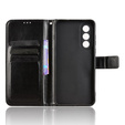 Θήκη με πτερύγιο για OnePlus Nord 5, Crazy Horse Wallet, μαύρη