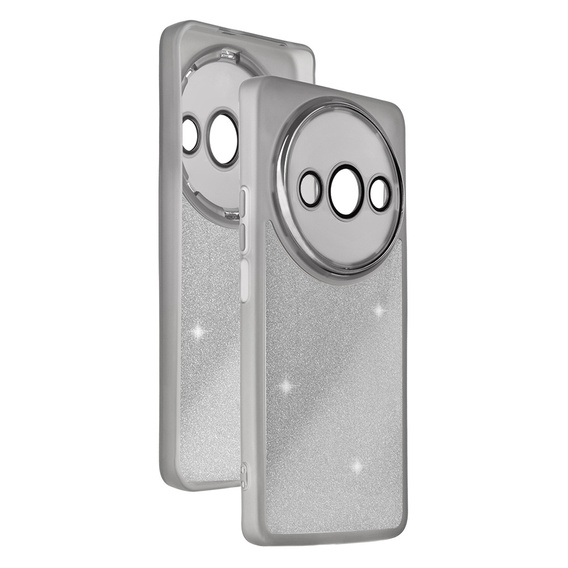 Θήκη για Xiaomi Redmi A3, Glittery Powder, μαύρη