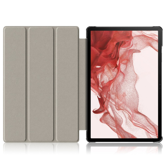 Θήκη για Samsung Galaxy Tab S9 Plus, Smartcase με χώρο για γραφίδα, πράσινη