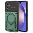 Θωρακισμένη θήκη για Samsung Galaxy A54 5G, CamShield MagSafe, πράσινη