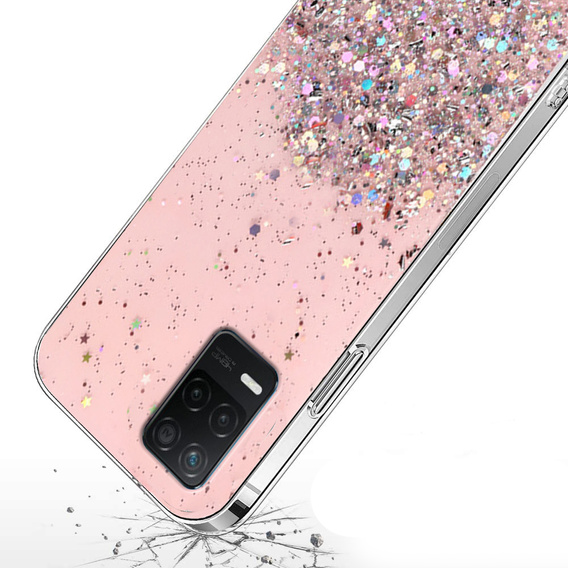 Θήκη για Realme 8 5G, Glittery, ροζ
