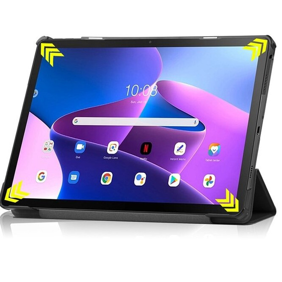Θήκη για Lenovo Tab M10 Plus 10.6 Gen 3 TB-125F TB-128F, Smartcase, ροζ rose gold
