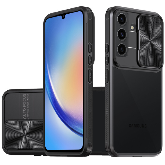 Θήκη για Samsung Galaxy A34 5G, Slide Camera, μαύρη