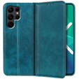 Θήκη για Samsung Galaxy S22 Ultra 5G, Wallet Litchi Leather, μπλε
