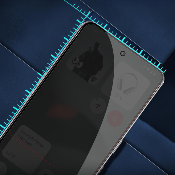 2x Μετριασμένο γυαλί απορρήτου για Samsung Galaxy S24 Ultra, ERBORD Anti-Spy